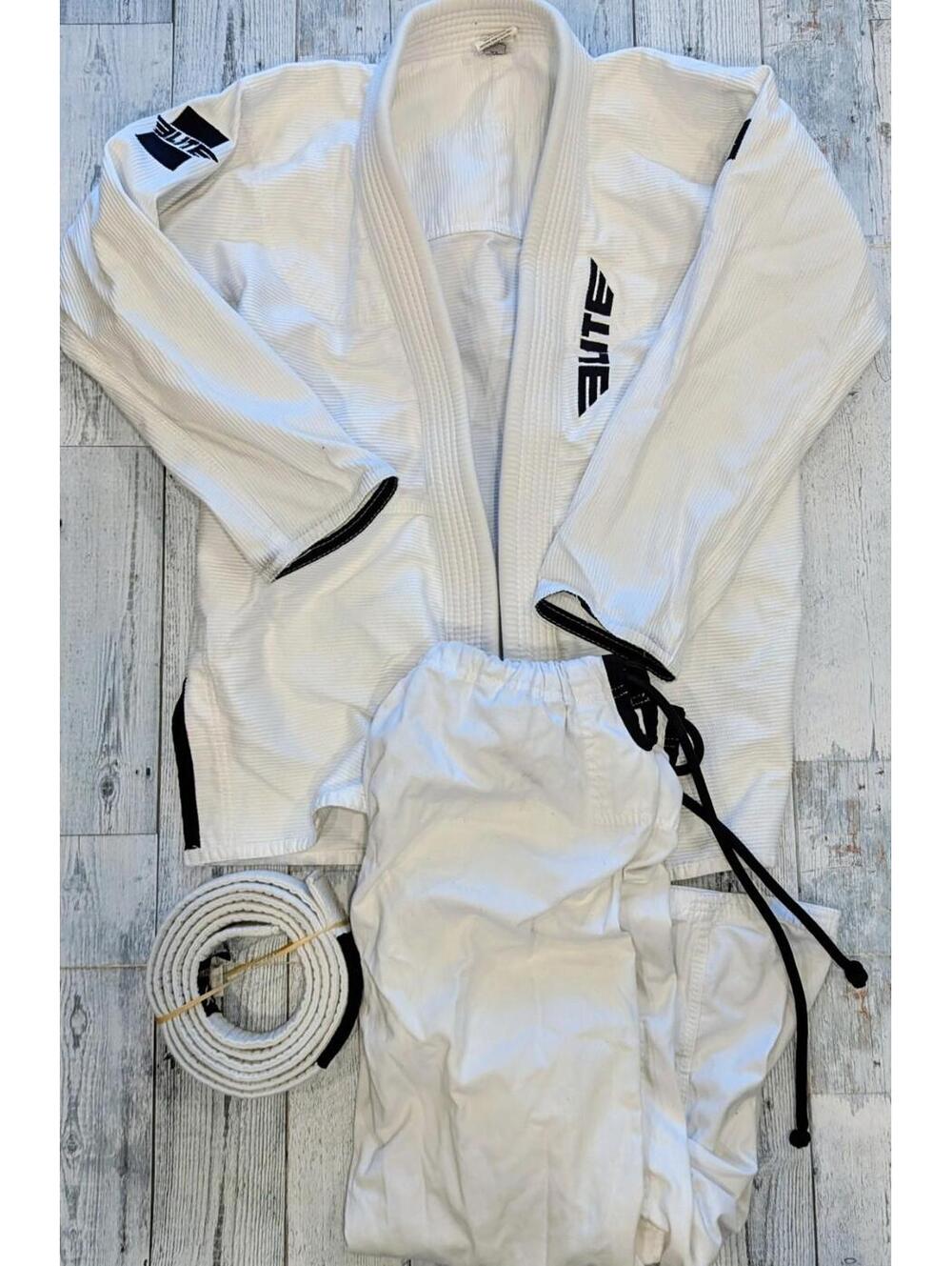 Elite Sports BJJ GI IBJJF Kimono BJJ Jiu Jitsu GI Preshrunk Fabric Mens Size A2